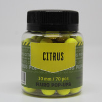Бойлы плавающие Pop-Ups Fluro CITRUS (Цитрус) 10mm 70pcs