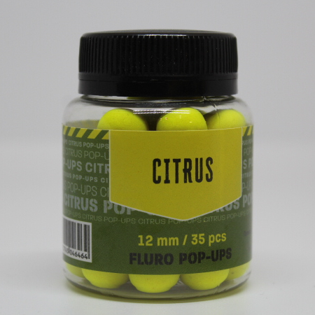 Бойлы плавающие Pop-Ups Fluro CITRUS (Цитрус) 12mm 35pcs