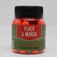 Бойлы плавающие Pop-Ups Fluro PEACH&MANGO (Манго+персик) 10mm 70pcs