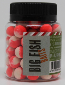 Бойлы плавающие Pop-Ups Fluro STRAWBERRY&CREAM (Клубника+крем) 10mm 70pcs Бойлы плавающие Pop-Ups Fluro STRAWBERRY&CREAM (Клубника+крем) 10mm 70pcs